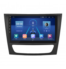 Штатная магнитола Lesko для Mercedes-Benz E-Класс III (W211, S211) Рестайлинг 2006-2009 экран 9" 6/128Gb 4G Wi-Fi GPS Top