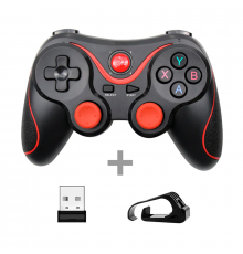 Геймпад Terios T3 USB з кріпленням для телефону black