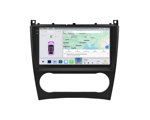 Штатная магнитола Lesko для Mercedes-Benz G-Класс II (W463) Рестайлинг 1 2006-2008 экран 9" 4/64 QLED CarPlay 4G Wi-Fi GPS 360 Prime