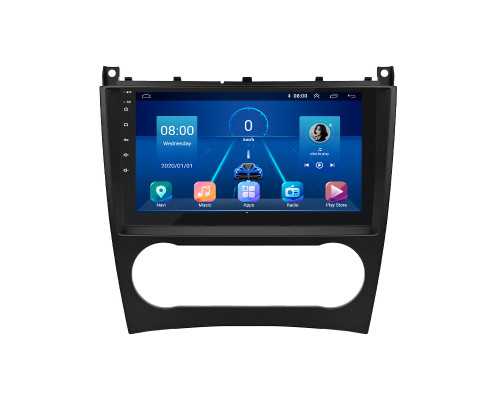 Штатная магнитола Lesko для Mercedes-Benz G-Класс II (W463) Рестайлинг 1 2006-2008 экран 9" 2/32Gb 4G Wi-Fi GPS Top