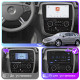 Штатная магнитола Lesko для Mercedes-Benz R-Класс I 2005-2007 экран 9" 4/64 QLED CarPlay 4G Wi-Fi GPS 360 Prime