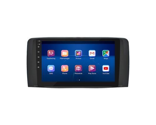 Штатная магнитола Lesko для Mercedes-Benz R-Класс I 2005-2007 экран 9" 2/32Gb 4G Wi-Fi GPS Top