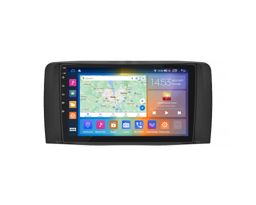 Штатная магнитола Lesko для Mercedes-Benz R-Класс I Рестайлинг 2007-2010 экран 9" 4/64Gb CarPlay 4G Wi-Fi GPS Prime