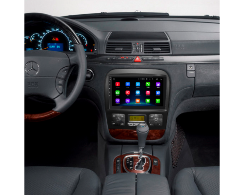 Штатная магнитола Lesko для Mercedes-Benz S-Класс IV (W220) 1998-2005 экран 9" 2/32Gb Wi-Fi GPS Base
