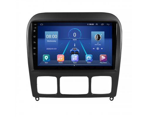 Штатная магнитола Lesko для Mercedes-Benz S-Класс IV (W220) 1998-2005 экран 9" 6/128Gb 4G Wi-Fi GPS Top