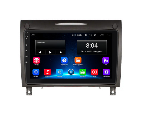 Штатная магнитола Lesko для Mercedes-Benz SLK-Класс II (R171) 2004-2008 экран 9" 2/32Gb Wi-Fi GPS Base