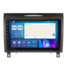 Штатная магнитола Lesko для Mercedes-Benz SLK-Класс II (R171) 2004-2008 экран 9" 2/32Gb CarPlay 4G Wi-Fi GPS Prime