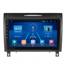 Штатная магнитола Lesko для Mercedes-Benz SLK-Класс II (R171) Рестайлинг 2008-2011 экран 9" 4/64Gb 4G Wi-Fi GPS Top