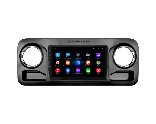 Штатная магнитола Lesko для Mercedes-Benz Sprinter III (W907/910) 2018-н.в. экран 10" 1/16Gb Wi-Fi GPS Base