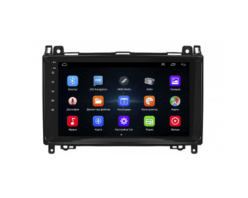 Штатная магнитола Lesko для Mercedes-Benz Viano I (W639) Рестайлинг 2010-2014 экран 9" 1/16Gb Wi-Fi GPS Base