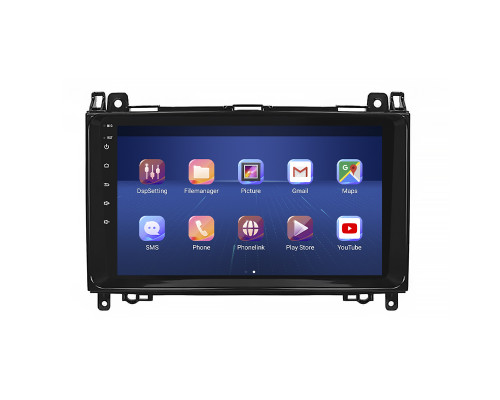 Штатная магнитола Lesko для Mercedes-Benz Viano I (W639) Рестайлинг 2010-2014 экран 9" 6/128Gb 4G Wi-Fi GPS Top