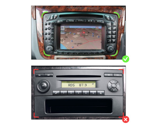 Штатная магнитола Lesko для Mercedes-Benz Vito II (W639) 2003-2010 экран 10" 2/32Gb CarPlay 4G Wi-Fi GPS Prime