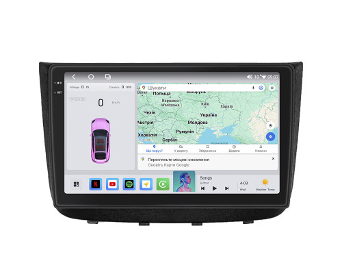 Штатная магнитола Lesko для Mercedes-Benz Vito II (W639) Рестайлинг 2010-2014 экран 10" 4/64 QLED CarPlay 4G Wi-Fi GPS 360 Prime