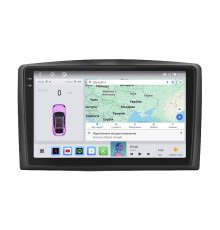 Штатная магнитола Lesko для Mercedes-Benz Vito III (W447) 2014-н.в. экран 10" 4/64 QLED CarPlay 4G Wi-Fi GPS 360 Prime