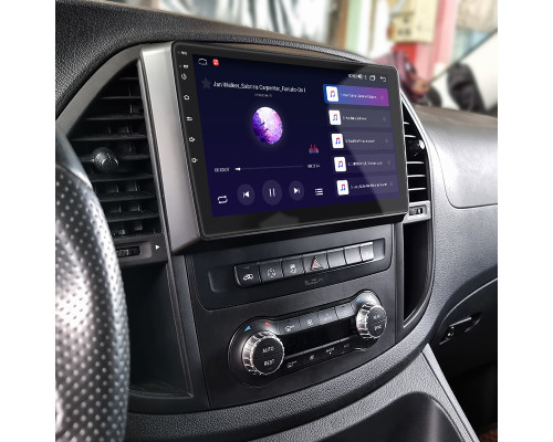 Штатная магнитола Lesko для Mercedes-Benz Vito III (W447) 2014-н.в. экран 10" 2/32Gb 4G Wi-Fi GPS Top