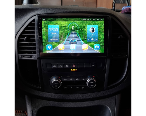 Штатная магнитола Lesko для Mercedes-Benz Vito III (W447) 2014-н.в. экран 10" 2/32Gb 4G Wi-Fi GPS Top