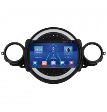 Штатная магнитола Lesko для MINI Clubman I Рестайлинг 2010-2014 экран 9" 6/128Gb 4G Wi-Fi GPS Top