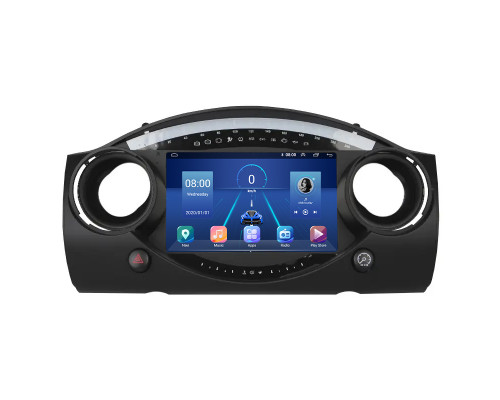 Штатная магнитола Lesko для MINI Hatch I (R50) 2000-2006 экран 9" 6/128Gb 4G Wi-Fi GPS Top