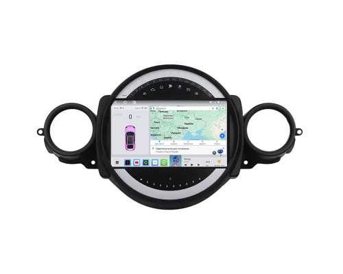 Штатная магнитола Lesko для MINI Hatch II (R56) 2006-2010 экран 9" 4/64 QLED CarPlay 4G Wi-Fi GPS 360 Prime