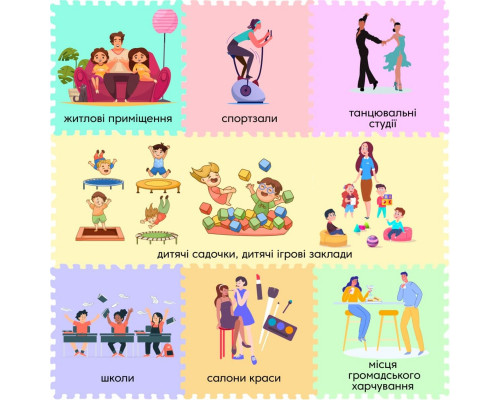 Пол пазл - модульное напольное покрытие 600x600x10мм Серое дерево (МР9) SW-00000209