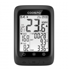 Велокомп'ютер Coospo BC107 GPS black