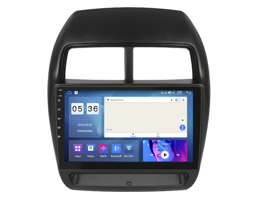 Штатная магнитола Lesko для Mitsubishi ASX I Рестайлинг 3 2020-н.в. экран 10" 4/64Gb CarPlay 4G Wi-Fi GPS Prime