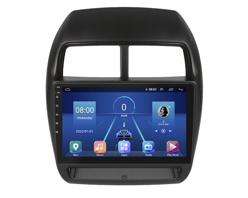 Штатная магнитола Lesko для Mitsubishi ASX I Рестайлинг 3 2020-н.в. экран 10" 4/64Gb 4G Wi-Fi GPS Top