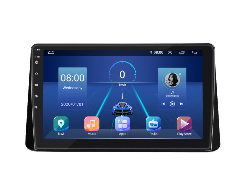 Штатная магнитола Lesko для Mitsubishi Eclipse Cross I 2017-2020 экран 10" 2/32Gb 4G Wi-Fi GPS Top