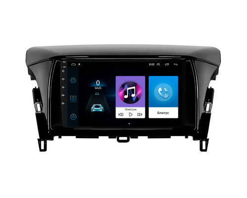Штатная магнитола Lesko для Mitsubishi Eclipse Cross I Рестайлинг 2020-н.в. экран 9" 1/16Gb Wi-Fi GPS Base