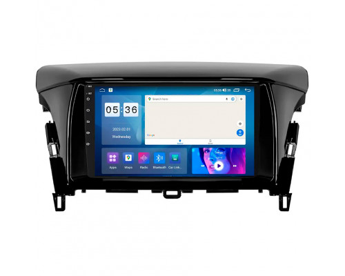 Штатная магнитола Lesko для Mitsubishi Eclipse Cross I Рестайлинг 2020-н.в. экран 9" 4/64Gb CarPlay 4G Wi-Fi GPS Prime