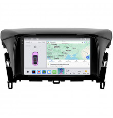 Штатная магнитола Lesko для Mitsubishi Eclipse Cross I Рестайлинг 2020-н.в. экран 9" 4/64 QLED CarPlay 4G Wi-Fi GPS 360 Prime