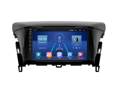 Штатная магнитола Lesko для Mitsubishi Eclipse Cross I Рестайлинг 2020-н.в. экран 9" 2/32Gb 4G Wi-Fi GPS Top