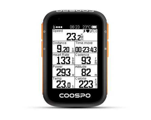 Велокомп'ютер Coospo BC200 GPS black