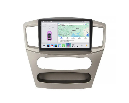 Штатная магнитола Lesko для Mitsubishi Galant IX Рестайлинг 2006-2008 экран 9" 4/64 QLED CarPlay 4G Wi-Fi GPS 360 Prime