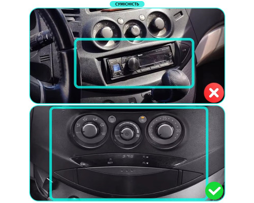 Штатная магнитола Lesko для Mitsubishi Grandis  2003-2011 экран 9" 1/16Gb Wi-Fi GPS Base