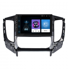 Штатная магнитола Lesko для Mitsubishi L200 V 2015-2019 экран 9" 1/16Gb Wi-Fi GPS Base
