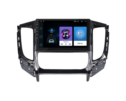 Штатная магнитола Lesko для Mitsubishi L200 V 2015-2019 экран 9" 1/16Gb Wi-Fi GPS Base
