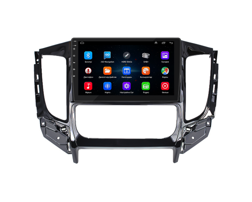 Штатная магнитола Lesko для Mitsubishi L200 V 2015-2019 экран 9" 1/16Gb Wi-Fi GPS Base