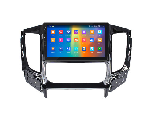 Штатная магнитола Lesko для Mitsubishi L200 V 2015-2019 экран 9" 2/32Gb CarPlay 4G Wi-Fi GPS Prime