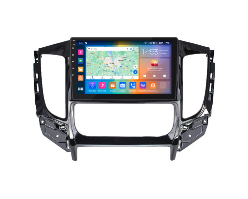 Штатная магнитола Lesko для Mitsubishi L200 V 2015-2019 экран 9" 4/64Gb CarPlay 4G Wi-Fi GPS Prime