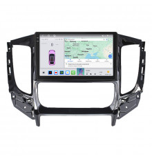 Штатная магнитола Lesko для Mitsubishi L200 V 2015-2019 экран 9" 4/64 QLED CarPlay 4G Wi-Fi GPS 360 Prime