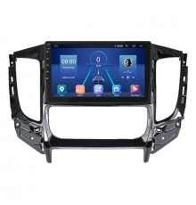 Штатная магнитола Lesko для Mitsubishi L200 V 2015-2019 экран 9" 4/64Gb 4G Wi-Fi GPS Top