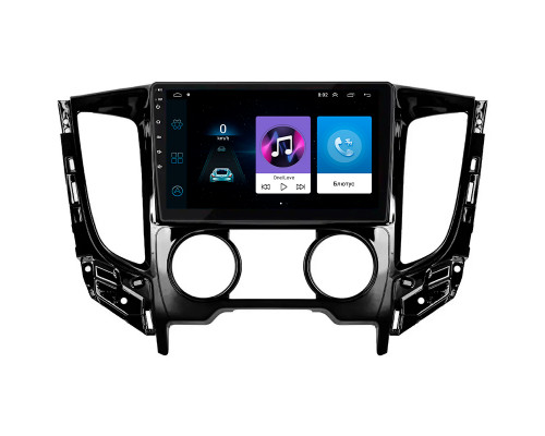 Штатная магнитола Lesko для Mitsubishi L200 V Manual AC 2015-2019 экран 9" 1/16Gb Wi-Fi GPS Base