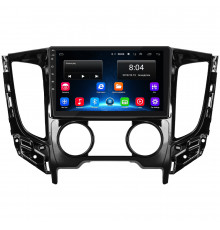 Штатная магнитола Lesko для Mitsubishi L200 V Manual AC 2015-2019 экран 9" 2/32Gb Wi-Fi GPS Base