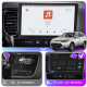 Штатная магнитола Lesko для Mitsubishi Outlander III 2012-2015 экран 10" 4/64 QLED CarPlay 4G Wi-Fi GPS 360 Prime