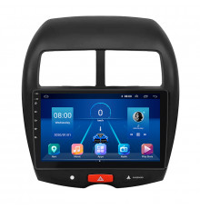 Штатная магнитола Lesko для Mitsubishi Outlander Sport I 2010-2013 экран 10" 6/128Gb 4G Wi-Fi GPS Top