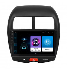 Штатная магнитола Lesko для Mitsubishi Outlander Sport I Рестайлинг 2012-2016 экран 10" 1/16Gb Wi-Fi GPS Base