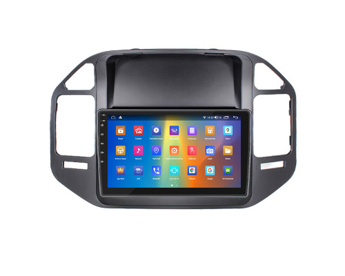 Штатная магнитола Lesko для Mitsubishi Pajero III 1999-2002 экран 9" 2/32Gb CarPlay 4G Wi-Fi GPS Prime