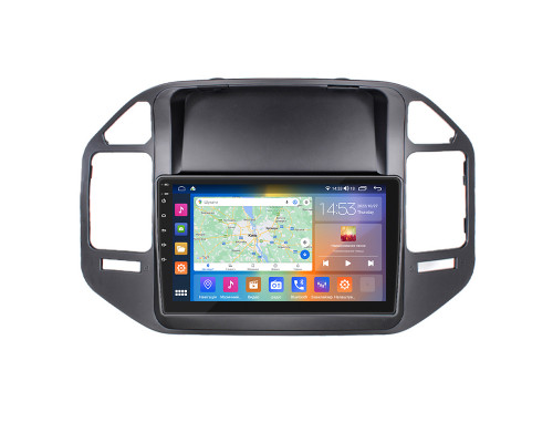 Штатная магнитола Lesko для Mitsubishi Pajero III 1999-2002 экран 9" 4/64Gb CarPlay 4G Wi-Fi GPS Prime