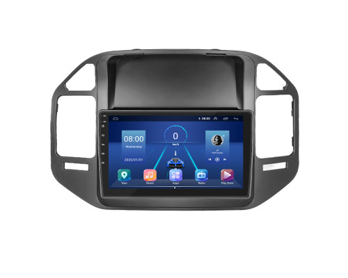 Штатная магнитола Lesko для Mitsubishi Pajero III 1999-2002 экран 9" 2/32Gb 4G Wi-Fi GPS Top